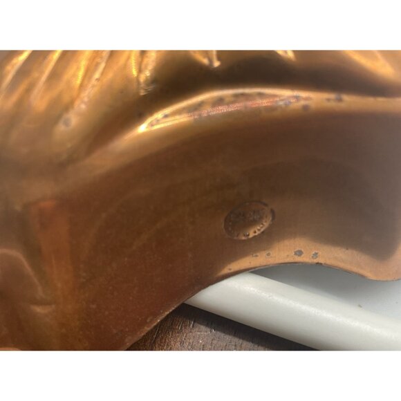 Copper Vintage 1970s Daewoo Copper Fish Kitchen Mold Made in Korea Home Decor - Picture 11 of 12